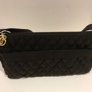 Vera Bradley Espresso Brown Quilted Purse 11"x6"x2.5")